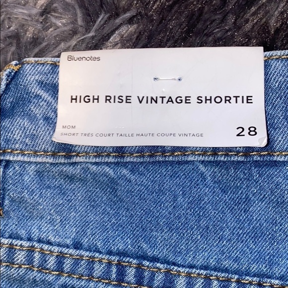 NWT  high rise Vintage shortie jeans shorts - Picture 7 of 11